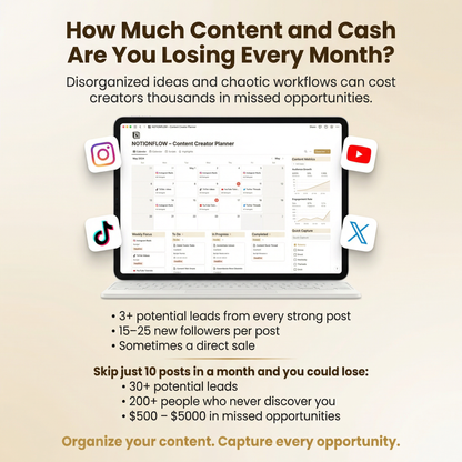 Organize. Plan. Create. Unstoppable.